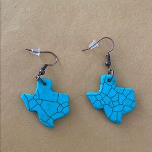 Texas stone earrings